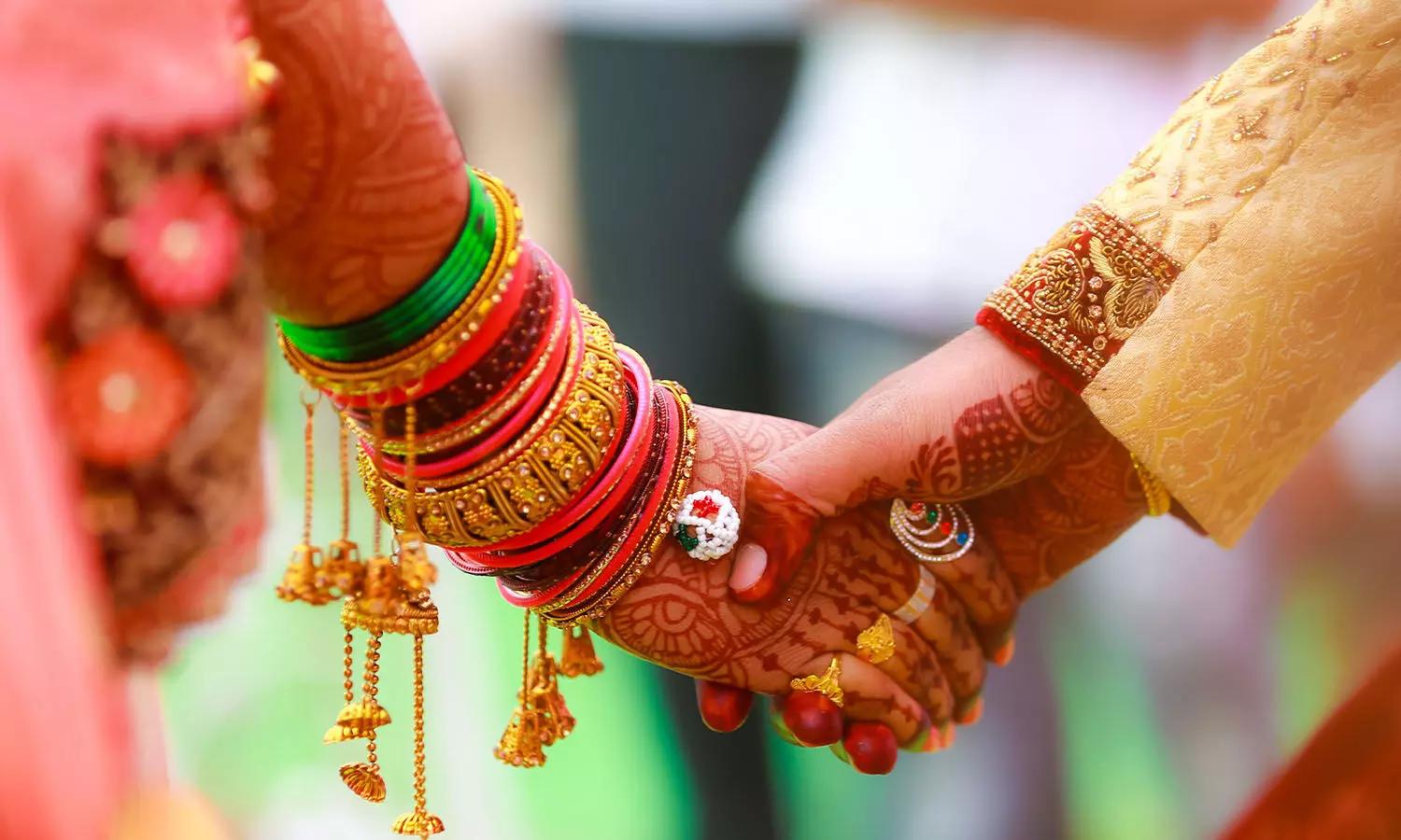Traditional Indian wedding fire ceremony